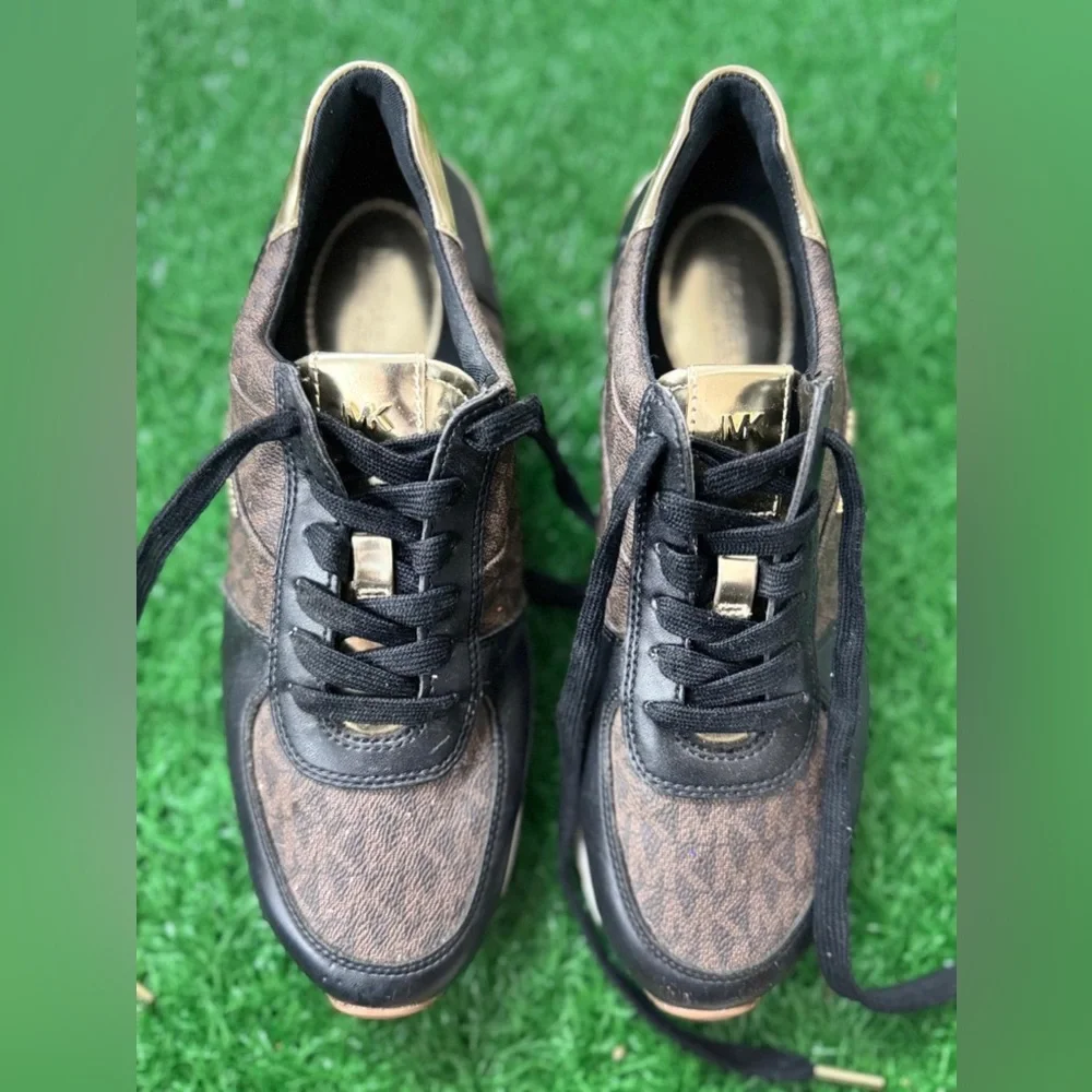 Michael Kors‎ Brown and Black Sneakers Size 7.5